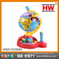 Hot sale funny musical plastic globe